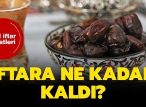 İftara Ne Kadar Kaldı?