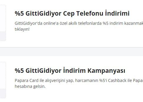 Gittigidiyor İndirim Kodu